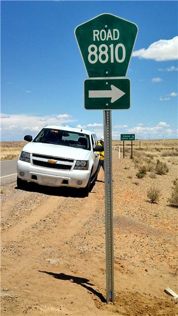 Sign Installation in San Juan County